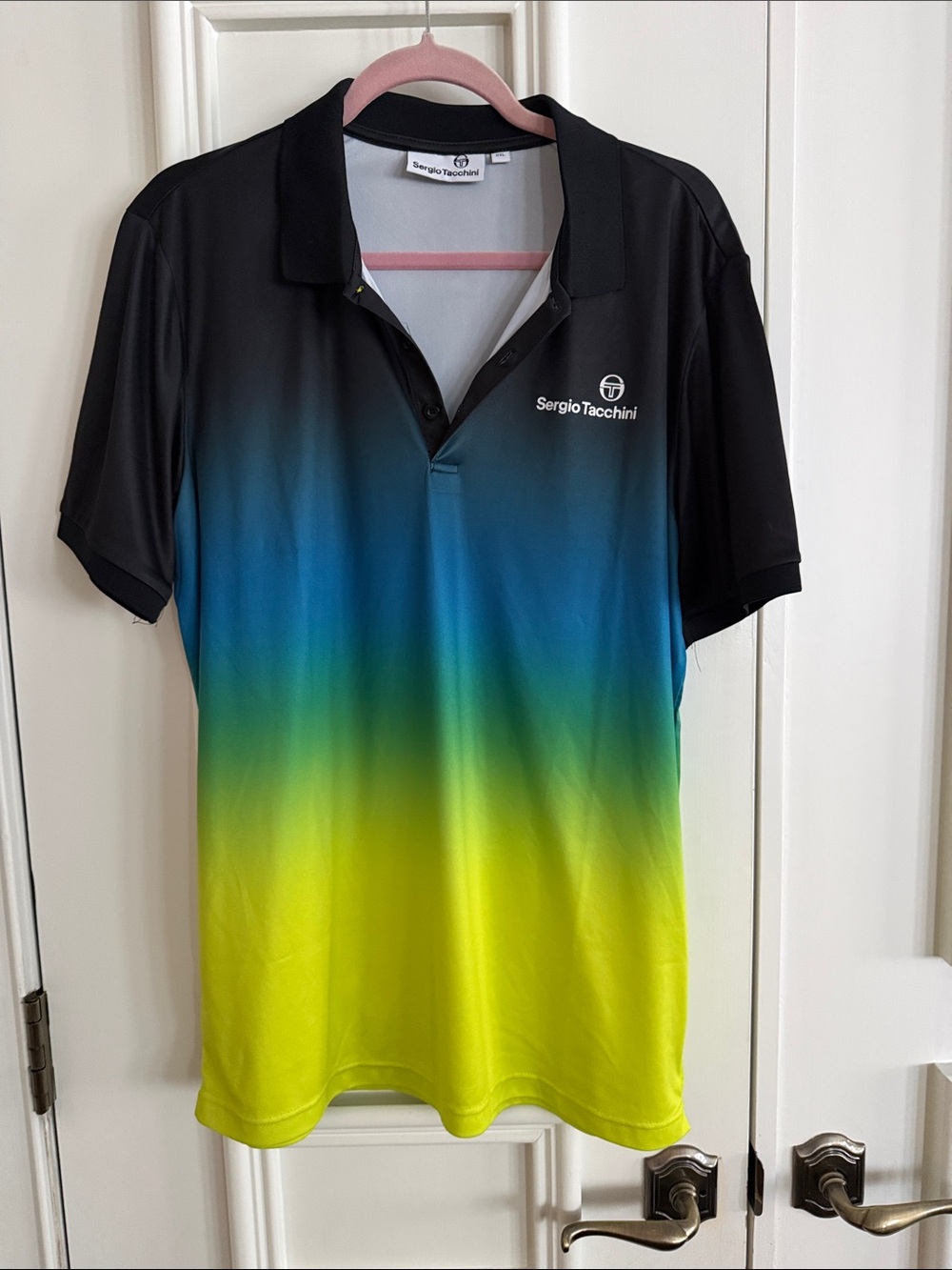 Sergio Tacchini Men’s Collared Athletic T-Shirt
